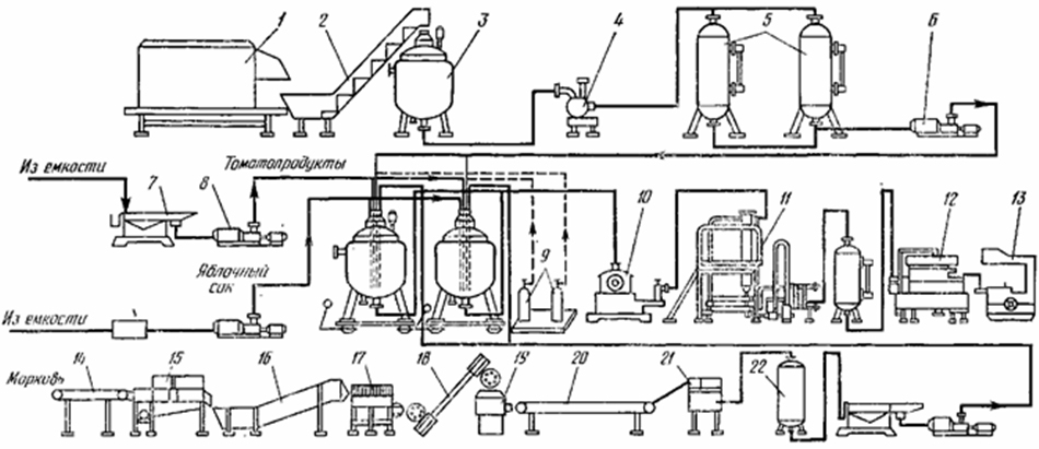 Реферат: Технология производства томатного сока